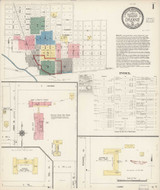 Calexico California 1916 - Fire Insurance Index - Old Map Reprint