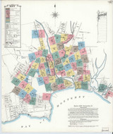 Santa Cruz California 1905 - Fire Insurance Index - Old Map Reprint