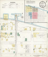 Antioch California 1900 - Fire Insurance Index - Old Map Reprint