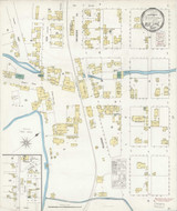 Blue Lake California 1900 - Fire Insurance Index - Old Map Reprint