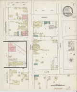 Cloverdale California 1885 - Fire Insurance Index - Old Map Reprint