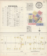 Coalinga California 1910 - Fire Insurance Index - Old Map Reprint