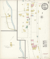 Copperopolis California 1890 - Fire Insurance Index - Old Map Reprint
