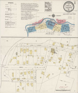 Dunsmuir California 1920 - Fire Insurance Index - Old Map Reprint