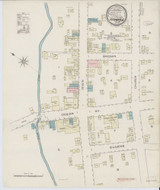 Ferndale California 1886 - Fire Insurance Index - Old Map Reprint