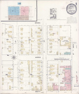Hanford California 1891 - Fire Insurance Index - Old Map Reprint