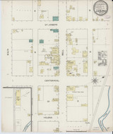 Los Alamos California 1886 - Fire Insurance Index - Old Map Reprint