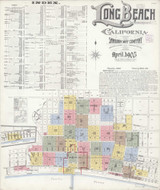 Los Angeles - Long Beach California 1905 - Fire Insurance Index - Old Map Reprint Los Angeles - Long Beach California 1905 - Fire Insurance Index - Old Map Reprint