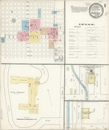 Los Angeles - Riverside California 1888 - Fire Insurance Index - Old Map Reprint