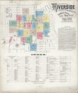 Los Angeles - Riverside California 1895 - Fire Insurance Index - Old Map Reprint Los Angeles - Riverside California 1895 - Fire Insurance Index - Old Map Reprint