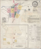 Pleasanton California 1943 - Fire Insurance Index - Old Map Reprint