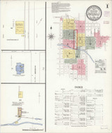 Porterville California 1906 - Fire Insurance Index - Old Map Reprint
