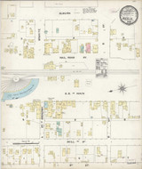 Rocklin California 1890 - Fire Insurance Index - Old Map Reprint
