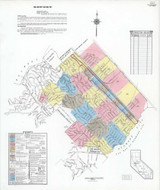San Carlos California 1950 - Fire Insurance Index - Old Map Reprint San Carlos California 1950 - Fire Insurance Index - Old Map Reprint