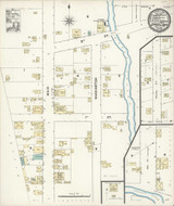 Upper Lake California 1890 - Fire Insurance Index - Old Map Reprint