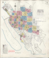 Vallejo California 1950 - Fire Insurance Index - Old Map Reprint Vallejo California 1950 - Fire Insurance Index - Old Map Reprint