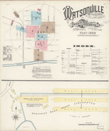 Watsonville California 1888 - Fire Insurance Index - Old Map Reprint