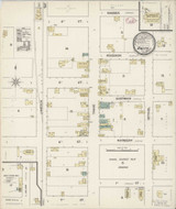 Amity Oregon 1888 - Fire Insurance Index - Old Map Reprint