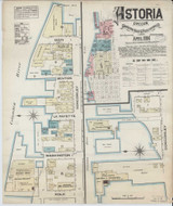 Astoria Oregon 1884 - Fire Insurance Index - Old Map Reprint