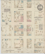 Baker Oregon 1884 - Fire Insurance Index - Old Map Reprint