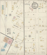 Baker Oregon 1889 - Fire Insurance Index - Old Map Reprint
