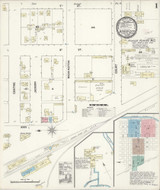 Baker Oregon 1890 - Fire Insurance Index - Old Map Reprint