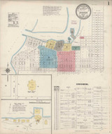 Bandon Oregon 1915 - Fire Insurance Index - Old Map Reprint