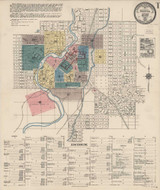 Bend Oregon 1920 - Fire Insurance Index - Old Map Reprint Bend Oregon 1920 - Fire Insurance Index - Old Map Reprint