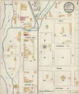 Cottage Grove Oregon 1893 - Fire Insurance Index - Old Map Reprint Cottage Grove Oregon 1893 - Fire Insurance Index - Old Map Reprint