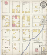 Fossil Oregon 1910 - Fire Insurance Index - Old Map Reprint