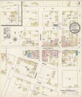 Jacksonville Oregon 1888 - Fire Insurance Index - Old Map Reprint