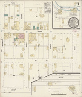 Lebanon Oregon 1888 - Fire Insurance Index - Old Map Reprint