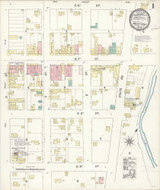 Medford Oregon 1890 - Fire Insurance Index - Old Map Reprint