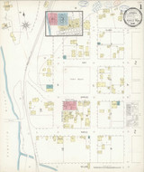 Myrtle Point Oregon 1898 - Fire Insurance Index - Old Map Reprint