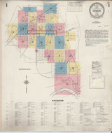 Newberg Oregon 1934 - Fire Insurance Index - Old Map Reprint