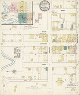 Roseburg Oregon 1888 - Fire Insurance Index - Old Map Reprint
