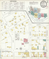 Roseburg Oregon 1895 - Fire Insurance Index - Old Map Reprint