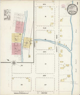 Sheridan Oregon 1893 - Fire Insurance Index - Old Map Reprint