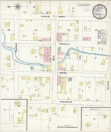 Weston Oregon 1890 - Fire Insurance Index - Old Map Reprint
