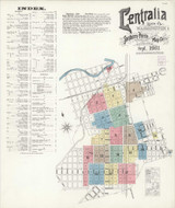 Centralia Washington 1901 - Fire Insurance Index - Old Map Reprint Centralia Washington 1901 - Fire Insurance Index - Old Map Reprint