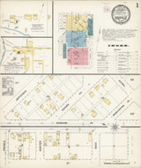 Chehalis Washington 1893 - Fire Insurance Index - Old Map Reprint Chehalis Washington 1893 - Fire Insurance Index - Old Map Reprint
