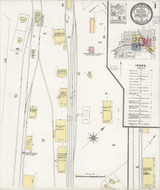 Oakesdale Washington 1908 - Fire Insurance Index - Old Map Reprint Oakesdale Washington 1908 - Fire Insurance Index - Old Map Reprint