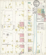 Palouse City Washington 1891 - Fire Insurance Index - Old Map Reprint