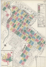 Spokane Washington 1910 V3 - Fire Insurance Index - Old Map Reprint