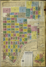 Spokane Washington 1950 V2 - Fire Insurance Index - Old Map Reprint