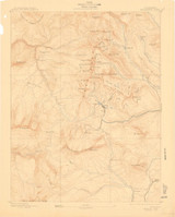 Anthracite, Colorado 1893 (1912) USGS Old Topo Map Reprint 15x15 CO Quad 402298