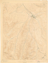 Aspen, Colorado 1895 (1901) USGS Old Topo Map Reprint 15x15 CO Quad 402309