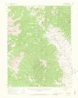 Bonanza, Colorado 1959 (1965) USGS Old Topo Map Reprint 15x15 CO Quad 402324
