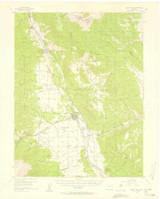 Buena Vista, Colorado 1955 (1957) USGS Old Topo Map Reprint 15x15 CO Quad 402353