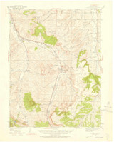 Castle Rock, Colorado 1940 (1958) USGS Old Topo Map Reprint 15x15 CO Quad 402233